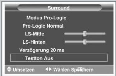 SAMSUNG SP61L2H - Dolby-Einstellungen anpassen - 4