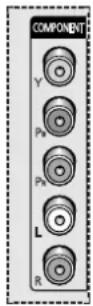 SAMSUNG SP61L2H - Geräte an den COMPONENT-Eingang anschließen - 2