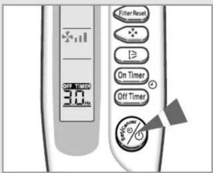 SAMSUNG AVMHH105EA0 - To Cancel the On Timer - 3