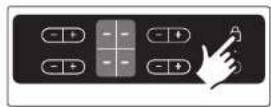 SAMSUNG CTR464NB01/EG - Sperren und Entsperren des Bedienfelds - 1