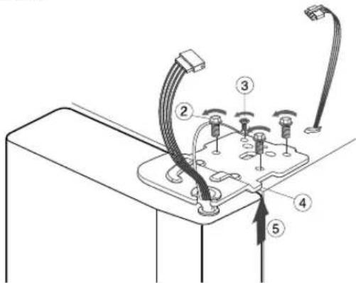 SAMSUNG RSE8KZAS - Tür des Kühlabteils demontieren - 2