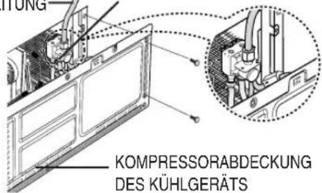 SAMSUNG RSE8KZAS - Anschluss der Wasserleitung am Kühlgerät - 1
