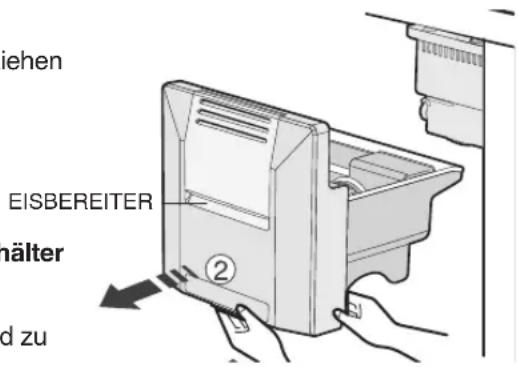 SAMSUNG RSE8KZAS - Wassermenge für den Eisbereiter überprüfen - 1