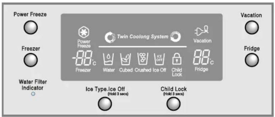 SAMSUNG RSE8KGPS1/XEG - TEMPERATUREINSTELLUNG - 1