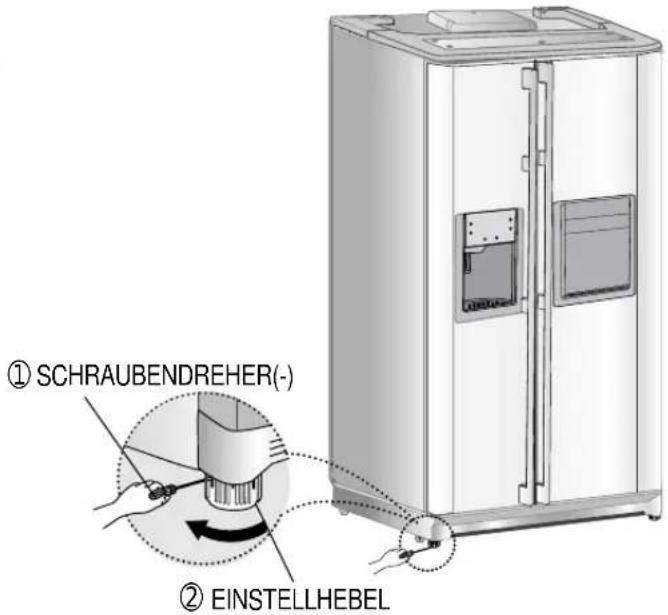 SAMSUNG RSE8KGPS1/XEG - Bitte richten Sie das Kühlgerät zuerst aus - 2