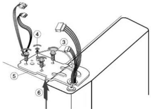 SAMSUNG RSE8KGPS1/XEG - Entfernen der Tür des Gefrierabteils - 2