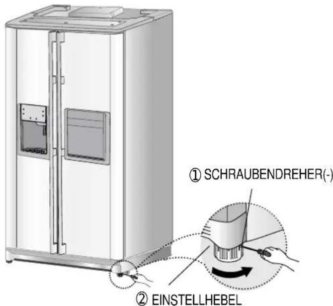 SAMSUNG RSE8KGPS1/XEG - Bitte richten Sie das Kühlgerät zuerst aus - 4