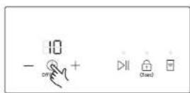 SAMSUNG NZ64T7777TK - Einstellen des Timers - 2