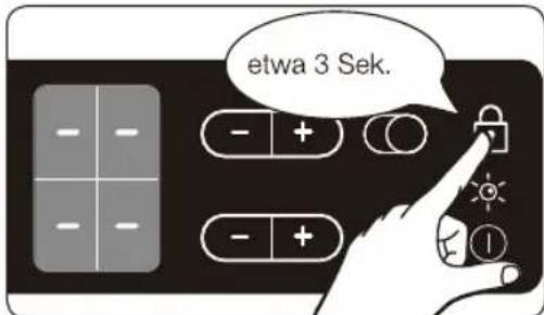 SAMSUNG NZ64H25568K/EG - Deaktivieren der Kindersicherung - 1
