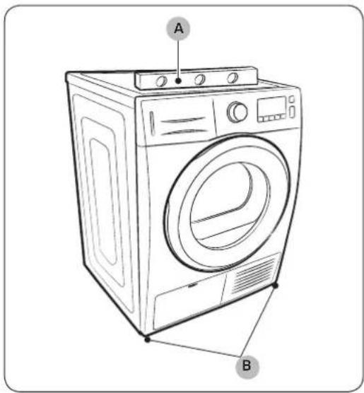 SAMSUNG DV8EK6010EW/EG - Installation nebeneinander - 1
