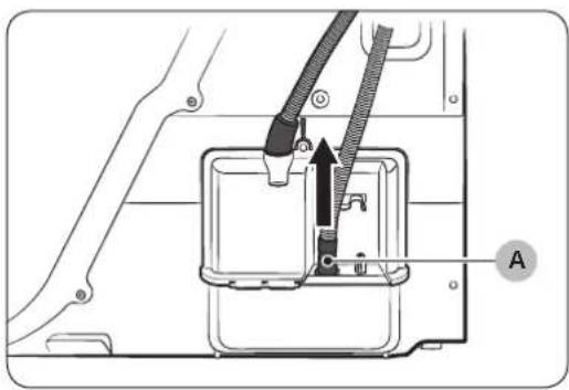 SAMSUNG DV8EK6010EW/EG - Anschließen des Abwasserschlauchs - 2
