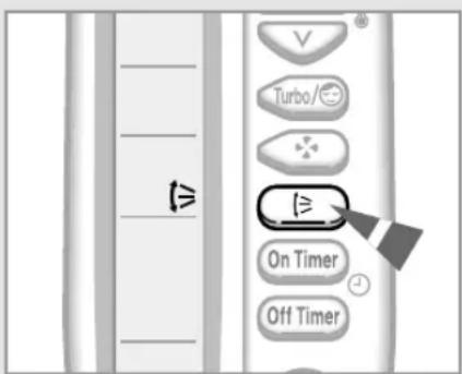 SAMSUNG MC24AC2X - Adjusting the Air Flow Direction Vertically - 2