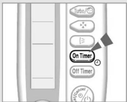 SAMSUNG MC24AC2X - Setting the On Timer - 4