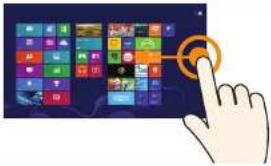 SAMSUNG DP505A2GI - Verwenden des Touchscreens(nur für Modelle mit Touchscreen) - 1