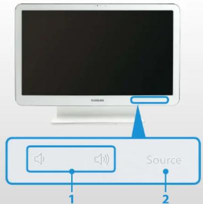 SAMSUNG DP505A2GI - Berührungstasten (nur bestimmte Modelle) - 1
