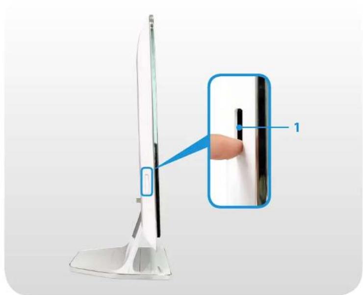 SAMSUNG DP505A2GI - Vorsichtshinweise zur Verwendung der Berührungstasten - 2