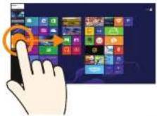 SAMSUNG DP505A2GI - Verwenden des Touchscreens(nur für Modelle mit Touchscreen) - 2