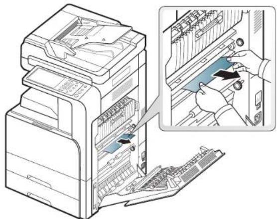 SAMSUNG MultiXpress SCX-8123 - Papierstau im Gerät (Papierstau Registrierung) - 2