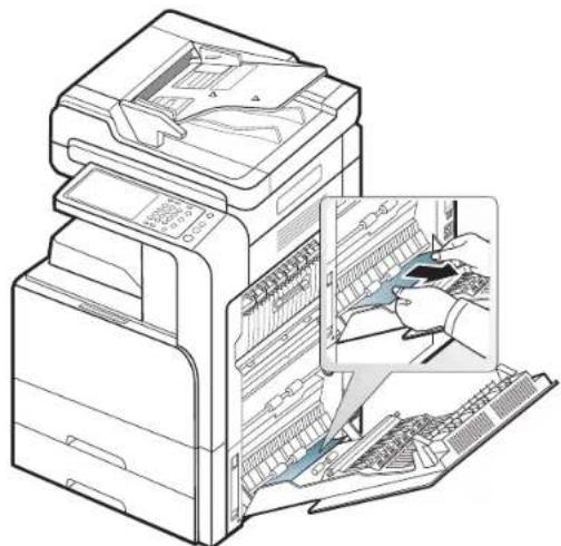 SAMSUNG MultiXpress SCX-8123 - Papierstau in Fach 1, 2 - 4
