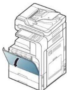 SAMSUNG MultiXpress SCX-8123 - Austauschen des Rest-Tonerbehälters - 1