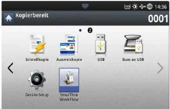 Kopierbereit 0001 Schnellkopie Ausweiskopie USB Scan an USB Geräte-Setup SmarThru Workflow
