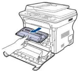 SAMSUNG SCX-4124F - Reinigen des Innenraums - 2