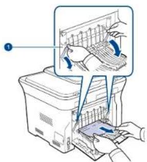 SAMSUNG SCX-4124F - Im Bereich der Duplex-Einheit - 4