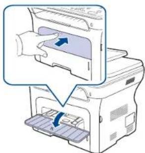 SAMSUNG SCX-4124F - Manuelle Zufuhr der Druckmedien - 1