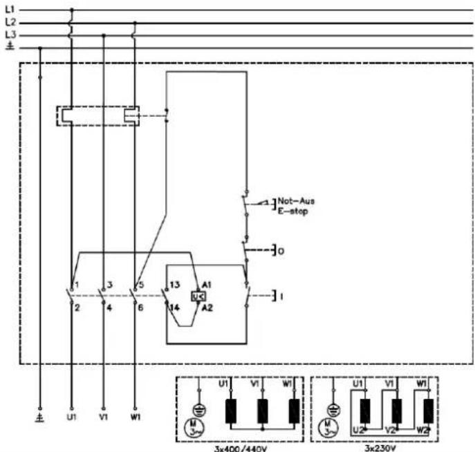 Huvema GRIMAX 50 - Elektrisches Diagramm - 1