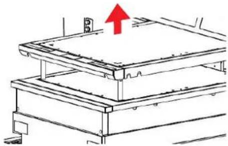 Mimaki UJF-3042HG - Ändern der Höhe des Vakuumtischs (UJF-3042HG) - 3