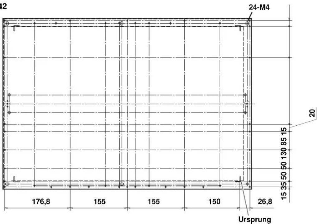 Mimaki UJF-6042 - Position der Kontaktpunkte - 2