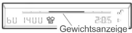 60 1400 2:05 Gewichtsanzeige