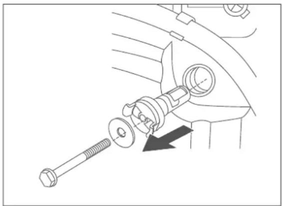 Hanseatic HWM 914 A3 IT - Removing the transport safety devices - 2