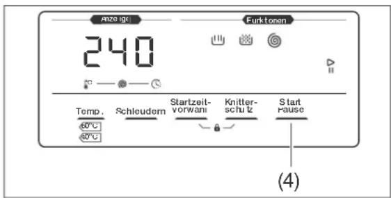 Hanseatic HWM 914 A3 IT - Programm starten - 1