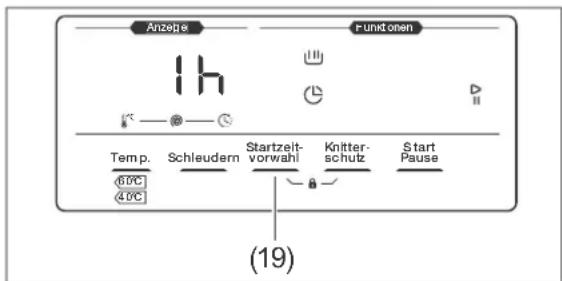 Hanseatic HWM 914 A3 IT - Startzeitvorwahl - 1