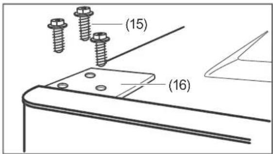 Hanseatic HTF14155A1R - Changing the door hinges - 13