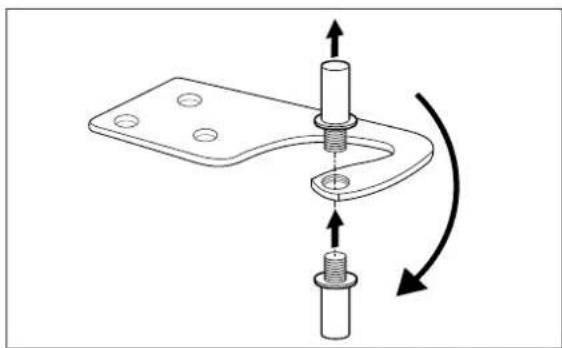 Hanseatic HTF14155A1R - Changing the door hinges - 12