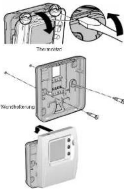 HONEYWELL Homexpert THR842DBG - Installieren Sie den Thermostat - 1