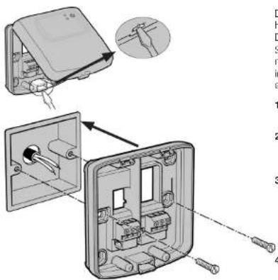 HONEYWELL Homexpert THR842DBG - Installationsschritte - 1