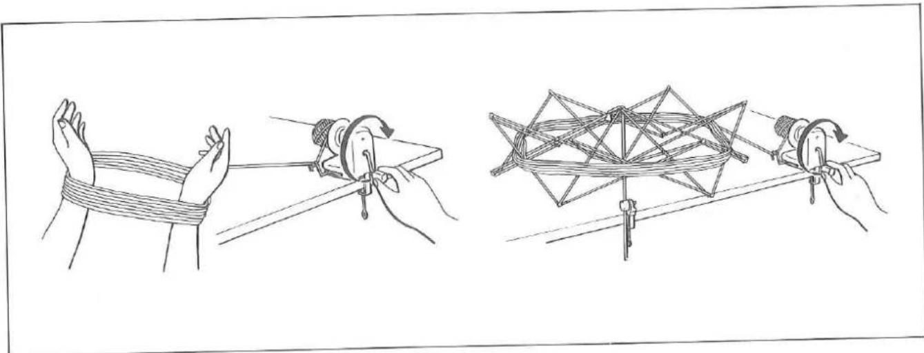 Silver Reed F-270 - PREPARATION OF YARNS - 3