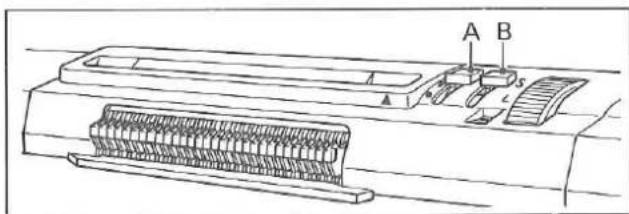 Silver Reed F-270 - STANDARD PUNCH CARDS FOR MAIN CARRIAGE - 2