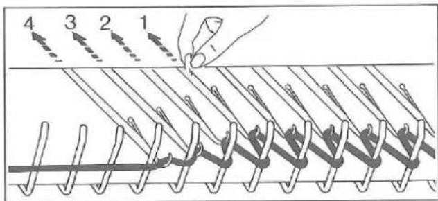 Silver Reed F-270 - SETTING CARRIAGE - 8