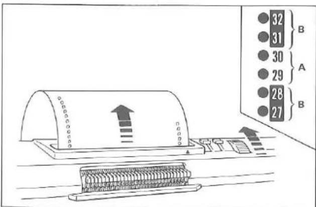 Silver Reed F-270 - NOTES FOR RE-KNITTING - 5