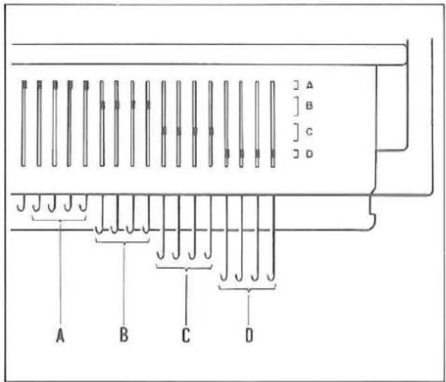 Silver Reed F-270 - ADJUSTING TENSION DIAL - 2