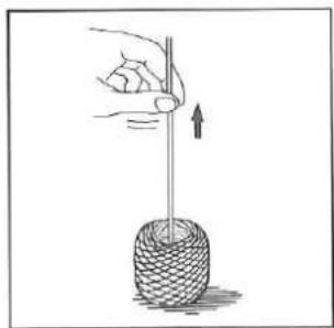 Silver Reed F-270 - REMOVING KNITTED FABRIC - 6