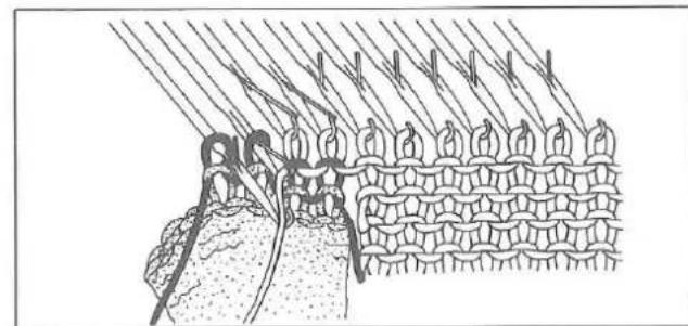Silver Reed F-270 - DECREASING MULTIPLE STITCHES - 6