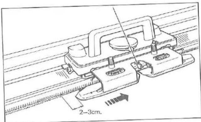 Silver Reed F-270 - SETTING CARRIAGE - 8