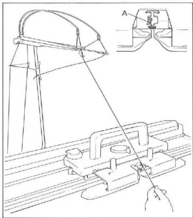 Silver Reed F-270 - SETTING CARRIAGE - 3