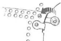 Silver Reed F-270 - INSERTING PUNCH CARD - 1