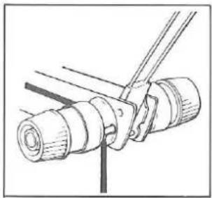 Silver Reed F-270 - REMOVING KNITTED FABRIC - 2